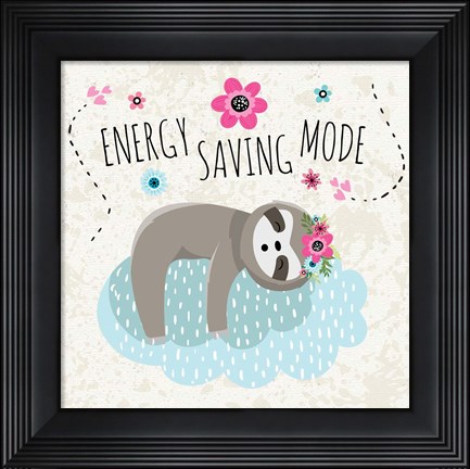 Framed Energy Saving Mode Print