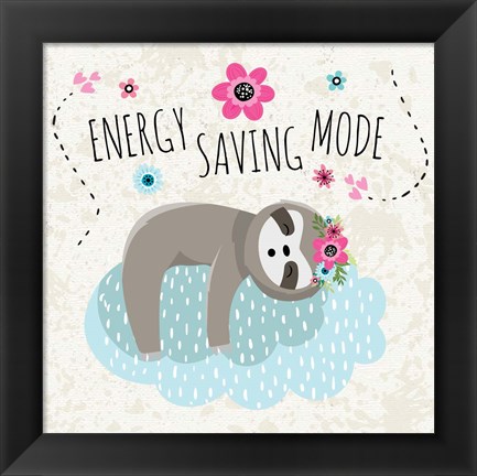 Framed Energy Saving Mode Print