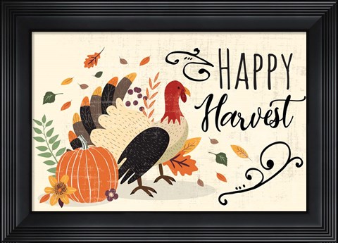 Framed Autumn Vibes Art III Print