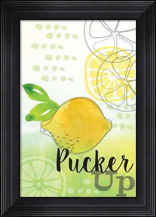 Framed Pucker Up Print