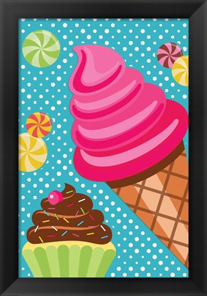 Framed Ice Cream Print