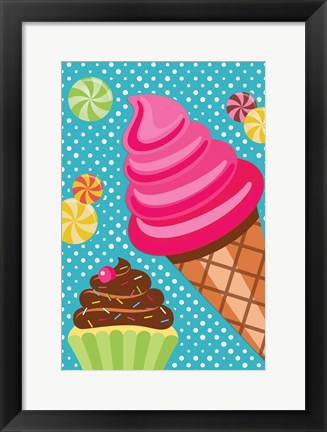 Framed Ice Cream Print