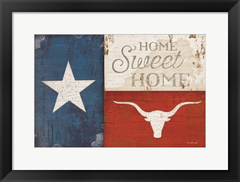 Framed Home Sweet Home Print