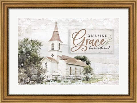 Framed Amazing Grace Print