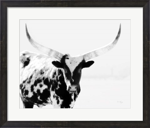 Framed Longhorn II Print