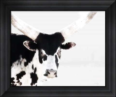 Framed Longhorn IV Print