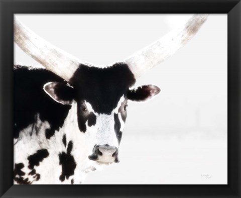 Framed Longhorn IV Print