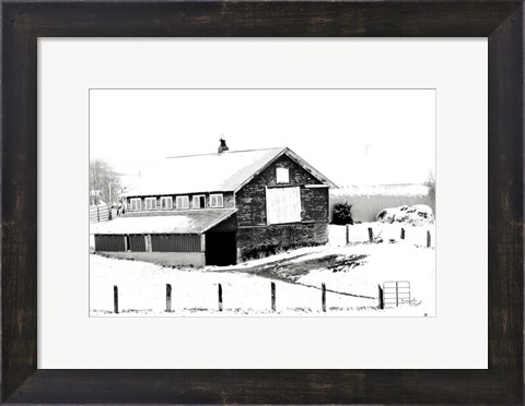 Framed Barn Print