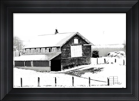 Framed Barn Print