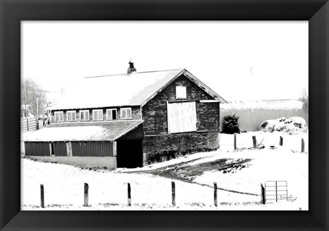 Framed Barn Print