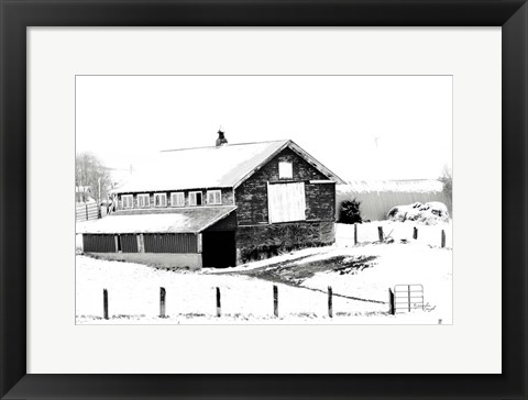 Framed Barn Print