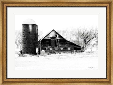 Framed Barn II Print