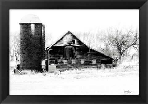 Framed Barn II Print