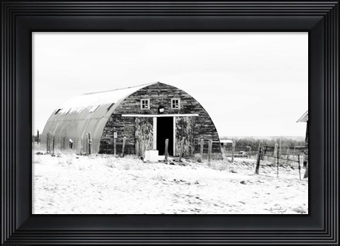 Framed Barn III Print