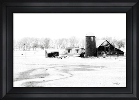 Framed Barn IV Print