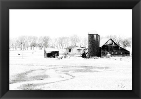 Framed Barn IV Print