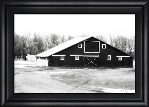 Framed Barn V Print