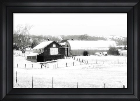 Framed Barn VI Print