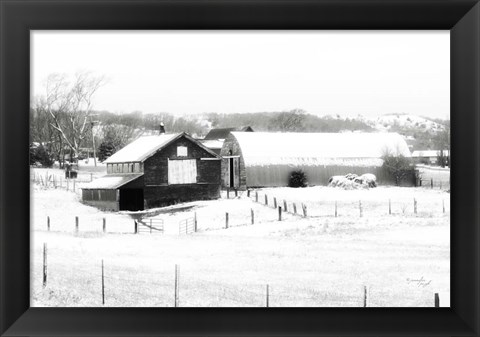 Framed Barn VI Print