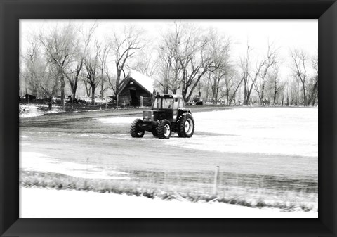 Framed Tractor Print
