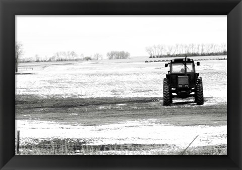 Framed Tractor II Print