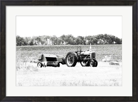Framed Tractor III Print