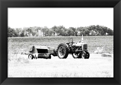 Framed Tractor III Print