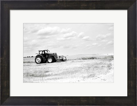 Framed Tractor IV Print