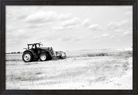 Framed Tractor IV Print