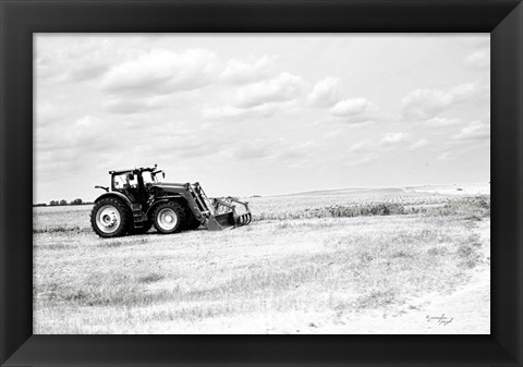 Framed Tractor IV Print