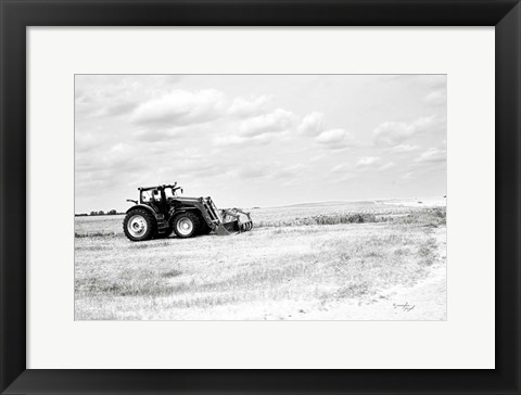 Framed Tractor IV Print