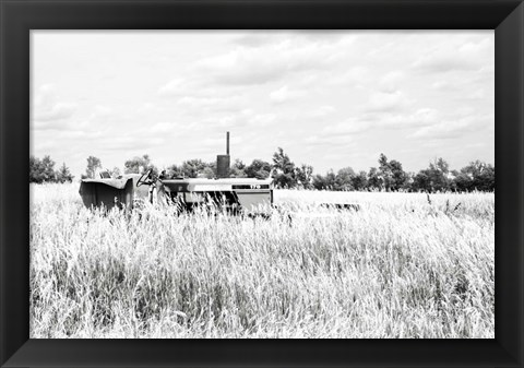 Framed Tractor VI Print