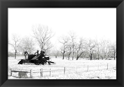 Framed Tractor VII Print