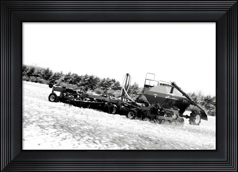 Framed Tractor VIII Print