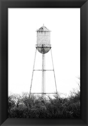 Framed Water Tower Print