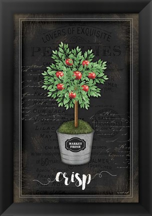 Framed Apple Topiary Print