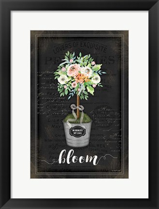 Framed Floral Topiary III Print