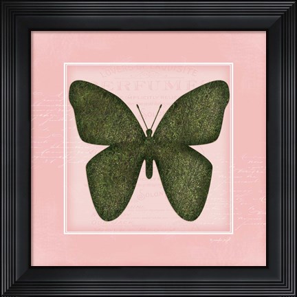 Framed Butterfly - Pink Print