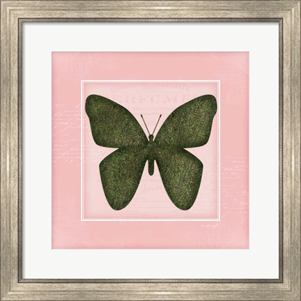 Framed Butterfly - Pink Print