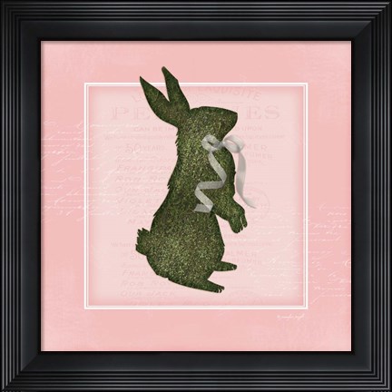 Framed Bunny - Pink Print