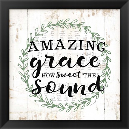 Framed Amazing Grace Print