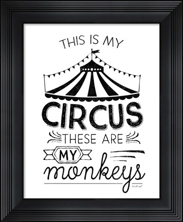 Framed This is My Circus Print