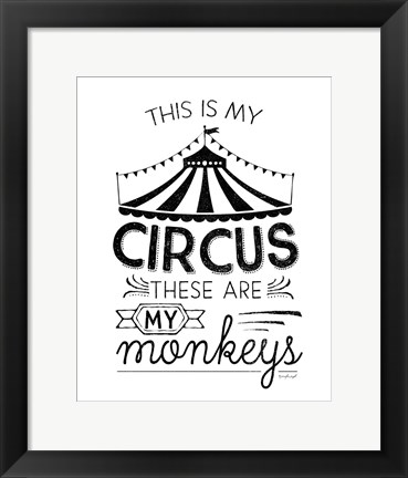 Framed This is My Circus Print