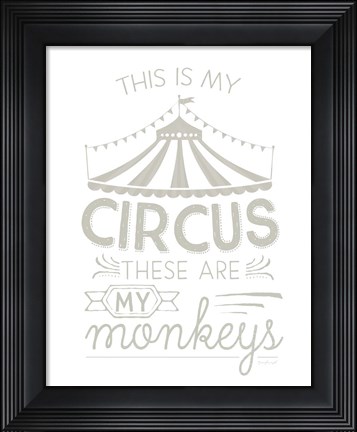 Framed This is My Circus Print