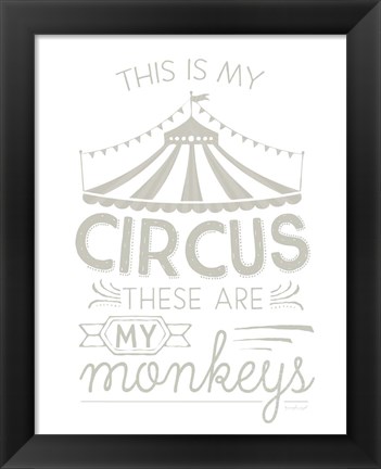 Framed This is My Circus Print