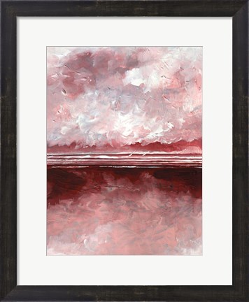 Framed Pink Skies III Print
