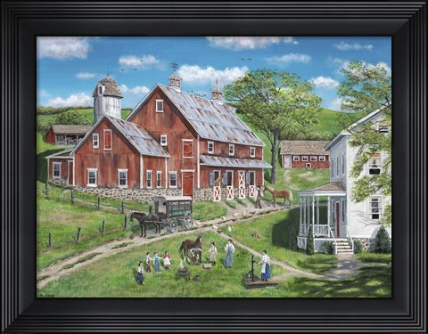 Framed New Pair of Shoes Print