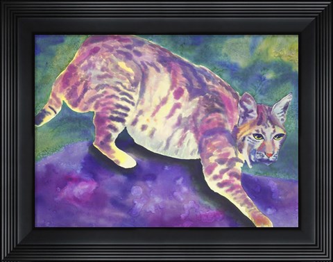 Framed Bobcat Print