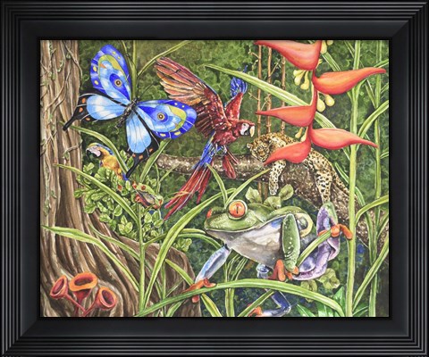 Framed Pura Vida Print