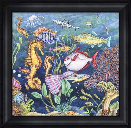 Framed Undersea Adventure Print